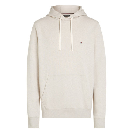 Sweat en coton écru à coupe droite pourvu d'un...