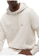 Thumbnail Sweat en coton écru à coupe droite pourvu d'un col à capuche - Image 6