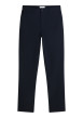Thumbnail Pantalon chino Denton marine à coupe droite pourvu d'une taille semi élastiquée