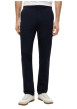 Thumbnail Pantalon chino Denton marine à coupe droite pourvu d'une taille semi élastiquée - Image 2