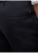 Thumbnail Pantalon chino Denton en coton marine à coupe droite pourvu de poches - Image 4
