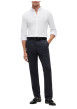 Thumbnail Pantalon chino Denton en coton marine à coupe droite pourvu de poches - Image 5