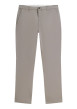Thumbnail Pantalon chino Denton en coton beige à coupe droite pourvu de passants