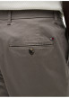 Thumbnail Pantalon chino Denton en coton beige à coupe droite pourvu de passants - Image 4