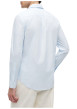 Thumbnail Chemise en coton ciel à coupe droite pourvue d'un col à revers - Image 3