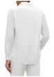 Thumbnail Chemise en coton blanche à micro-motifs pourvue d'une coupe droite - Image 3