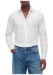 Thumbnail Chemise en coton blanche à coupe droite pourvue d'un col à revers - Image 2