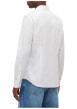 Thumbnail Chemise en coton blanche à coupe droite pourvue d'un col à revers - Image 3