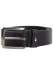 Thumbnail Ceinture en cuir de vache noire pourvue d'une boucle rectangulaire - Image 4