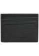Thumbnail Porte-cartes en cuir noir pourvu de multiples rangements pour cartes - Image 2