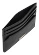 Thumbnail Porte-cartes en cuir noir pourvu de multiples rangements pour cartes - Image 3