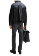 Thumbnail Jean noir uni avec une coupe slim muni d'un zip et d'un bouton - Image 4