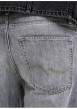 Thumbnail Jean gris en coton avec une coupe droite muni d'un zip et d'un bouton - Image 7