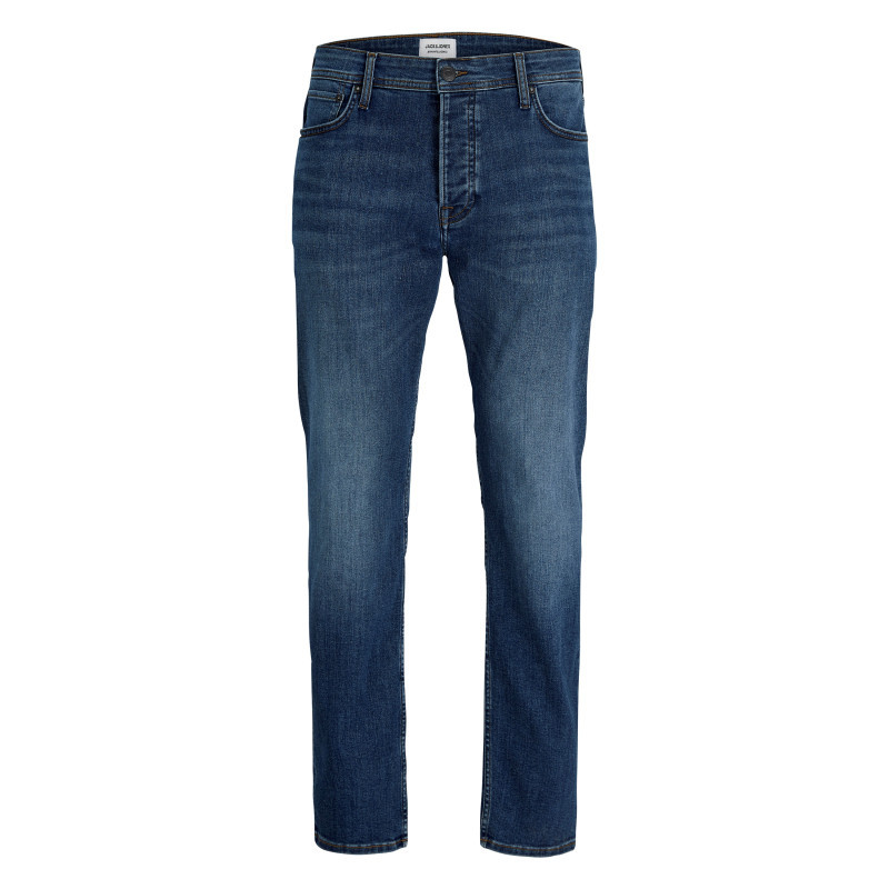Jack & Jones - Jean Indigo Avec Une Coupe Slim Muni D'un Zip Et D'un Bouton - Bleu Foncé