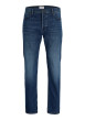 Thumbnail Jean indigo avec une coupe slim muni d'un zip et d'un bouton