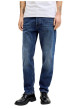 Thumbnail Jean indigo avec une coupe slim muni d'un zip et d'un bouton - Image 3