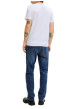 Thumbnail Jean indigo avec une coupe slim muni d'un zip et d'un bouton - Image 4