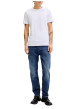 Thumbnail Jean indigo avec une coupe slim muni d'un zip et d'un bouton - Image 5
