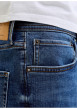 Thumbnail Jean indigo avec une coupe slim muni d'un zip et d'un bouton - Image 7