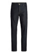 Thumbnail Jean brut en coton avec une coupe droite muni d'un zip et d'un bouton