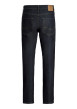 Thumbnail Jean brut en coton avec une coupe droite muni d'un zip et d'un bouton - Image 2