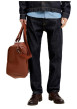 Thumbnail Jean brut en coton avec une coupe droite muni d'un zip et d'un bouton - Image 3