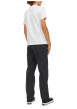 Thumbnail Jean en coton noir uni avec une coupe droite muni d'un zip et d'un bouton - Image 4