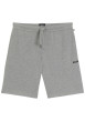 Thumbnail Short jogging gris uni avec une coupe droite et des poches italiennes