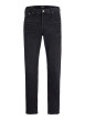 Thumbnail Jean noir en coton avec une coupe slim muni d'un zip et d'un bouton