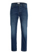 Thumbnail Jean indigo avec une coupe slim muni d'un zip et d'un bouton