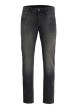 Thumbnail Jean noir uni avec une coupe slim muni d'un zip et d'un bouton