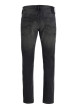 Thumbnail Jean noir uni avec une coupe slim muni d'un zip et d'un bouton - Image 2