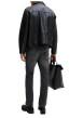 Thumbnail Jean noir uni avec une coupe slim muni d'un zip et d'un bouton - Image 4