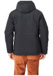Thumbnail Parka noire unie avec une coupe droite et un col à capuche - Image 2
