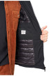 Thumbnail Parka noire unie avec une coupe droite et un col à capuche - Image 4