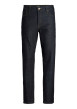 Thumbnail Jean en coton brut avec une coupe droite muni d'un zip et d'un bouton