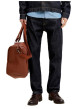 Thumbnail Jean en coton brut avec une coupe droite muni d'un zip et d'un bouton - Image 3