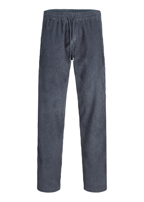 Pantalon chino en coton biologique ardoise uni...