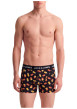 Thumbnail Lot de 3 Boxers classiques en coton biologique noirs à motifs