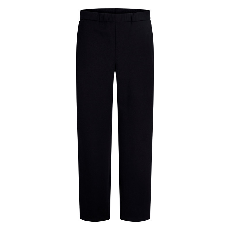 Jack & Jones - Pantalon Chino Noir Uni Avec Une Coupe Droite Et Une Taille élastiquée - Noir