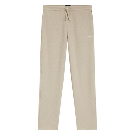 Pantalon jogging beige uni avec une coupe...