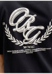 Thumbnail T-shirt en coton noir à imprimé avec une coupe droite et un col rond - Image 6
