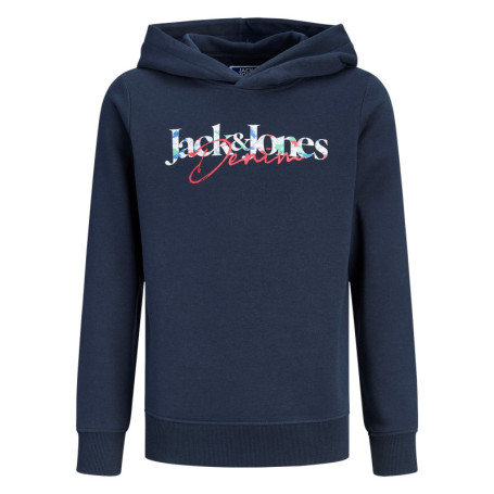 Sweat marine à imprimé avec une coupe droite et...