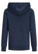 Thumbnail Sweat marine à imprimé avec une coupe droite et un col à capuche - Image 2