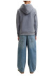 Thumbnail Sweat gris à imprimé avec une coupe droite et un col à capuche - Image 4