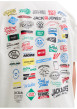 Thumbnail T-shirt en coton blanc à imprimé avec une coupe droite et un col rond - Image 5