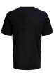 Thumbnail T-shirt en coton noir à imprimé avec une coupe droite et un col rond - Image 2
