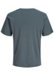Thumbnail T-shirt en coton gris à imprimé avec une coupe droite et un col rond - Image 2