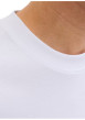 Thumbnail T-shirt blanc uni avec une coupe droite et des manches courtes - Image 4