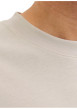 Thumbnail T-shirt beige uni avec une coupe droite et des manches courtes - Image 5